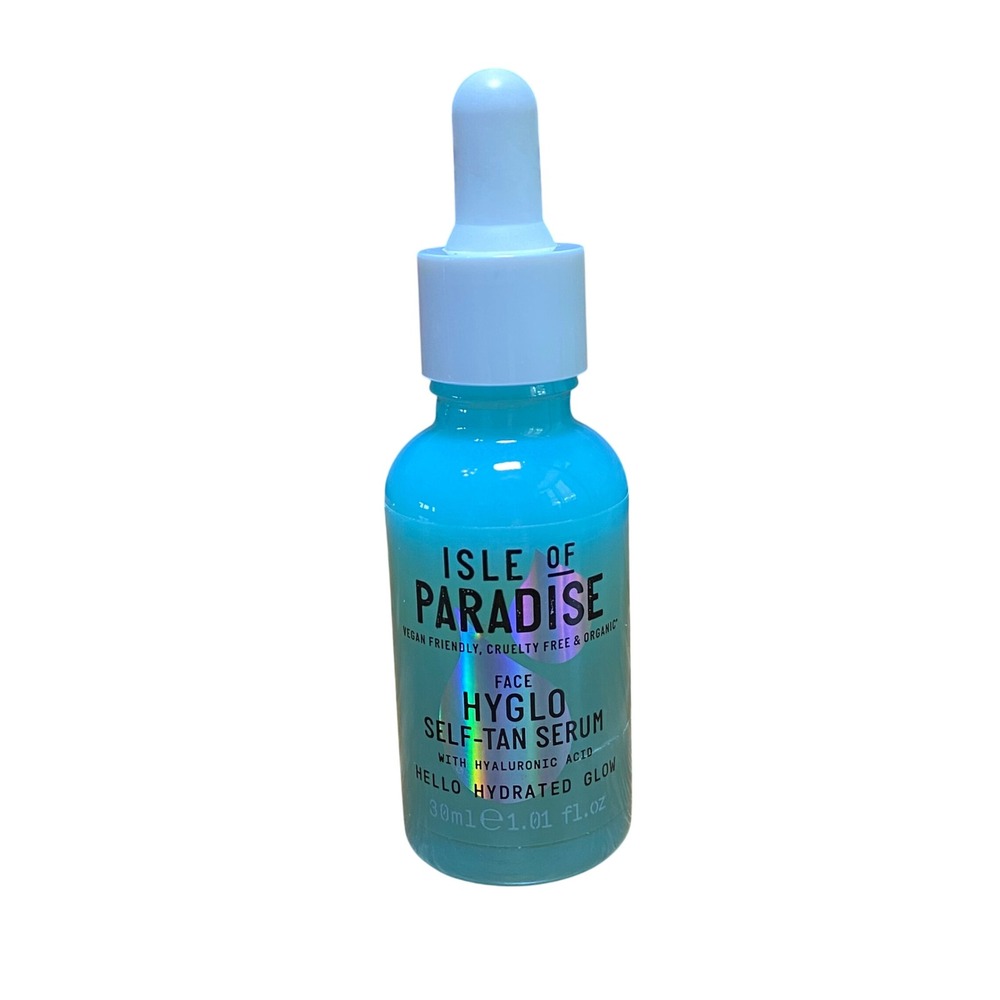 Isle of Paradise Hyglo Face Self-Tan Serum Hyaluronic Acid 30ml 1.01oz Vegan